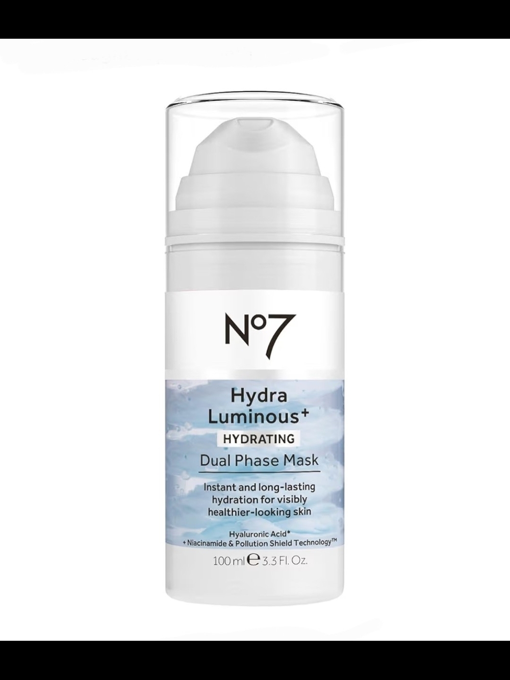 No7 HydraLuminous+ Dual Phase Hydrating Face Mask, 3.5 Fl Oz BNIB